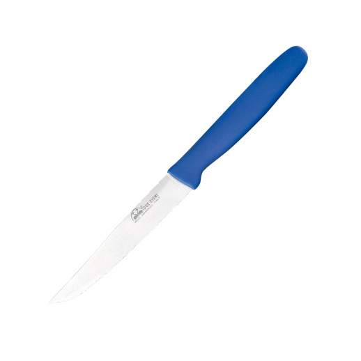 Ніж кухонний Due Cigni Steak Knife Serrated, 110 mm, синій (714-11db)