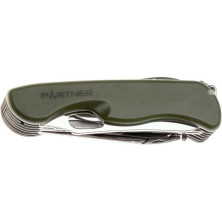 Ніж Partner HH082014110OL, olive, 13 інструментів