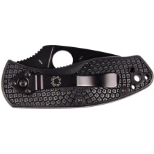 Ніж Spyderco Ambitious Lightweight Black Blade, 8Cr13MoV, FRN black