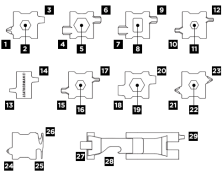 Браслет-мультитул Leatherman Tread, Stainless (831999N)