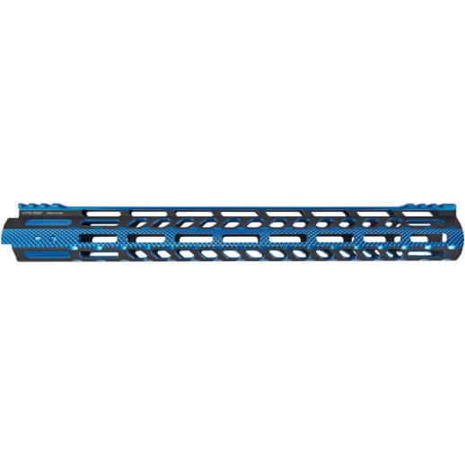Цівка Leapers AR15, Ultra Slim, 15", M-LOK Black/Blue