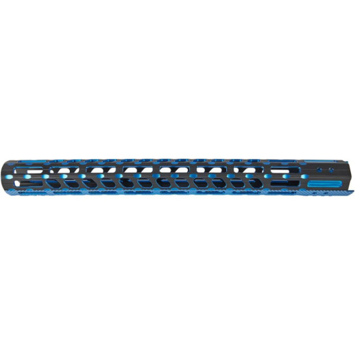 Цівка Leapers AR15, Ultra Slim, 15", M-LOK Black/Blue