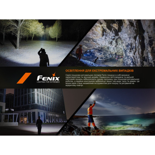 Ліхтар ручний пошуковий Fenix LR35R PRO