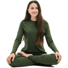 Термофутболка жіноча Turbat Retezat Top Wmn kombu green - S - хакі