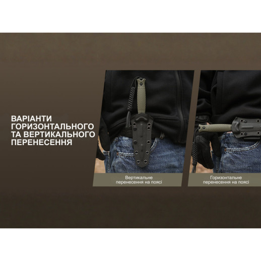 Ніж фіксований Civivi Perfrico C23026-2 з чохлом