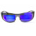Окуляри Global Vision Bad-ASS1 GunMetal (G-Tech blue) дзеркальні сині в металевій оправі