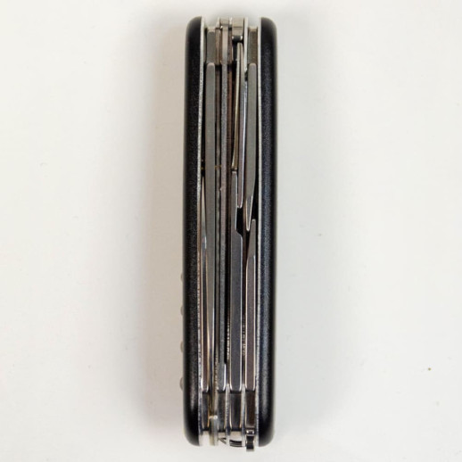Складаний ніж Victorinox HUNTSMAN MAT чорний матовий лак
