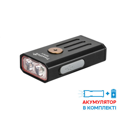 Ліхтар TrustFire Minix Red light, чорний