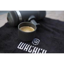 Портативна еспресо-кавоварка Wacaco Nanopresso сіра, механічна, для меленої кави