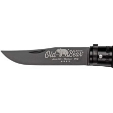 Ніж Old Bear Total Black L, 1.4060 steel, wood handle, black