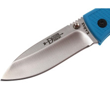 Ніж Ka-Bar Dozier D2 Folding Hunter-Блакитний, Довжина клинка 7,62 см.