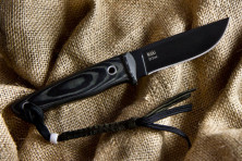 Ніж Kizlyar Supreme Nikki чорний, сталь D2