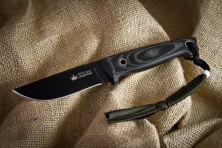 Ніж Kizlyar Supreme Nikki чорний, сталь D2