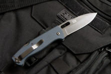 Ніж Kizlyar Supreme Ute, сталь 440C, рукоять G10, сірий