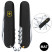 Складаний ніж Victorinox HUNTSMAN MAT чорний матовий лак з жовт.лого