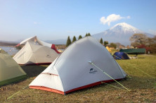 Намет Naturehike Сloud Up 2 Updated NH17T001-T, 210T надлегка двомісна з футпринтом, зелений