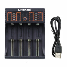 Зарядний пристрій Liitokala Lii-402, Ni-Mh/Li-ion/Li-Fe /LiFePO4, USB, Powerbank