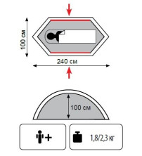 Намет Tramp Lightbicycle v2 TRT-033