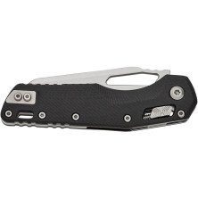 Ніж Microtech MSI S/E Stonewash Fluted G-10 Black , серрейтор black