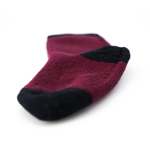 Водонепроникні шкарпетки дитячі Dexshell Ultra Thin Children Sock, бордовий /чорний Junior L