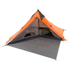 Намет Naturehike Pyramid I (1-х місний) 20D silicone orange (NH17T030-L)