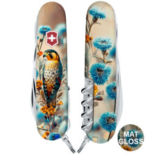 Складаний ніж Victorinox HUNTSMAN UKRAINE Шляхетний Сокіл