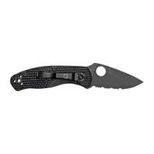 Ніж Spyderco Persistence FRN Black Blade, напівсерейтор