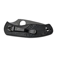 Ніж Spyderco Persistence FRN Black Blade, напівсерейтор