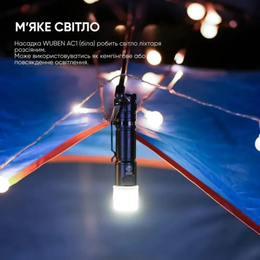 Розсіювач Wuben AC1 3-кольоровий (C3/L50/E12R)