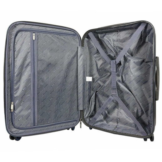 Валіза Semi Line 24" (M) Dark Brown/Blue Line (T5736-2)