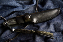 Ніж Kizlyar Supreme Nikki чорний, сталь AUS8