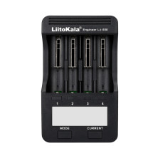 Зарядний пристрій Liitokala Lii-500, 4 канала, Ni-Mh/Li-ion, 220V/12V, Powerbank, Test, LCD, Box