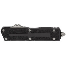 Ніж Microtech Scarab II Gen III Drop Point Stonewash black