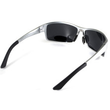 Окуляри BluWater Alumination - 1 Silver Polarized (gray) чорні