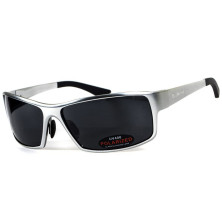 Окуляри BluWater Alumination - 1 Silver Polarized (gray) чорні