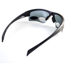 Окуляри BluWater Bifocal - 2 (+3.0) Polarized (gray) чорна біфокальна лінза з діоптріями