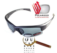 Окуляри BluWater Bifocal - 2 (+3.0) Polarized (gray) чорна біфокальна лінза з діоптріями