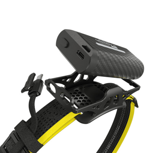 Зовнішнє джерело живлення для налобних ліхтарів Power Bank Nitecore Carbon Battery 12K Kit (Карбон, червоний маяк, 12000mAh, IP68), комплект