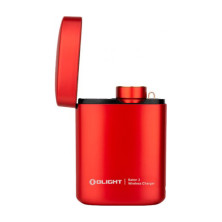 Ліхтар Olight Baton 3 Premium Red із зарядною станцією
