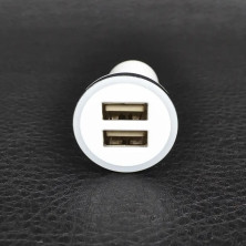 Зарядний пристрій автомобільний RCF-R8 12V-2xUSB (2a)