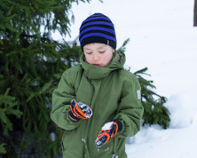 Дитяча водонепроникна шапка DexShell DH552, фіолетова