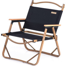 Крісло складане Naturehike MW02 NH19Y002-D, 600D Oxford / алюміній, р-р М, чорний