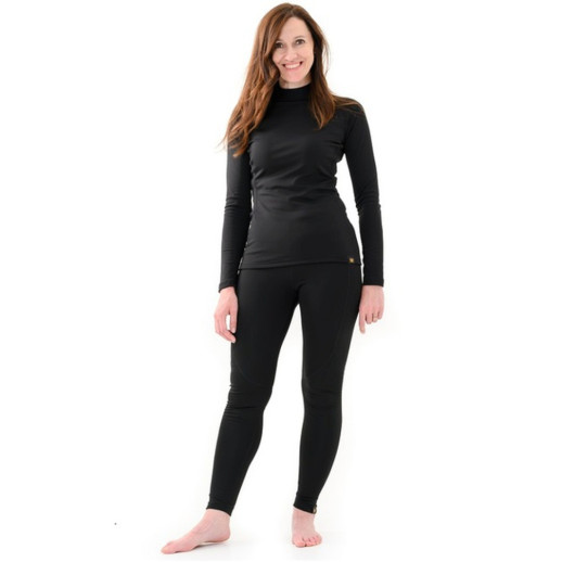 Термофутболка жіноча Turbat Yeti Top Wmn anthracite black - L - чорний