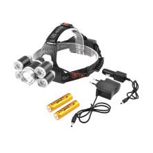 Налобний ліхтар Police RJ-5500/QE905A-T6+4XPE, 2х18650