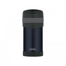 Термос для їжі Thermos з ложкою і захистом дна 470мл темно-синій (150080)