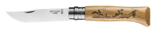 Ніж Opinel №8 VRI Animalia заєць, дуб (002333)