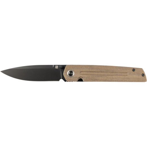 Ніж Artisan Sirius Black Blade, S35VN Steel, Micarta od green