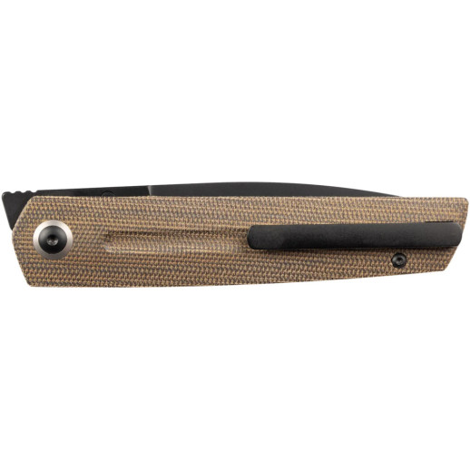 Ніж Artisan Sirius Black Blade, S35VN Steel, Micarta od green