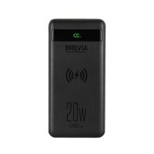 Повербанк (Power Bank) Brevia 10000mAh 20W Wireless Qi10W Li-Pol, LCD