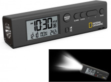 Годинник Термометр-ліхтарик National Geographic Чорний (9060300)